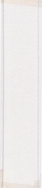 S BERISFORD GROSGRAIN 6MM 9401 White