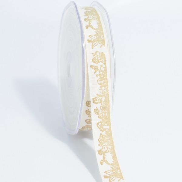 15MM RABBIT PRINT COTTON RIBBON