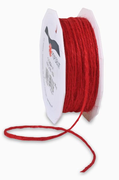 JUTE 2MM CORD 25M 609 Red