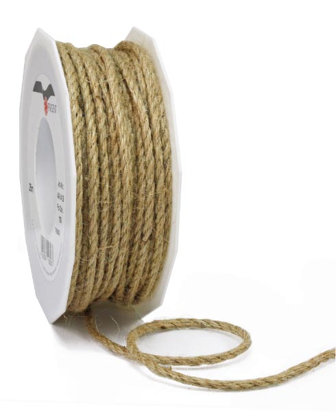 JUTE 4MM CORD 25M 105 Natural