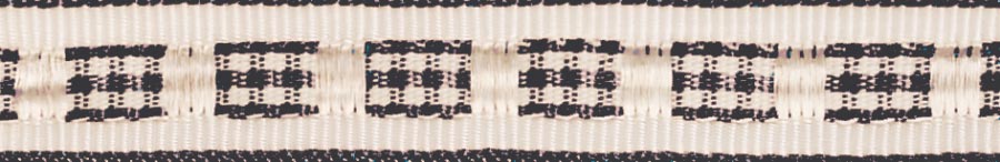 12MM GINGHAM RUFFLE RIBBON - 20MTS 10 Black