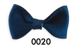 25MM SATIN BOWS - 100PCS 20 Navy