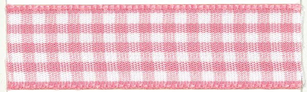 GINGHAM RIBBON 5MM X 20M 57 Rose