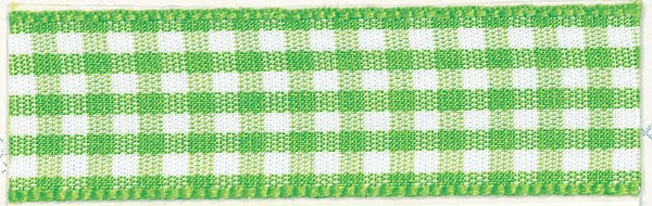 GINGHAM RIBBON 40MM X 20M 664 Meadow