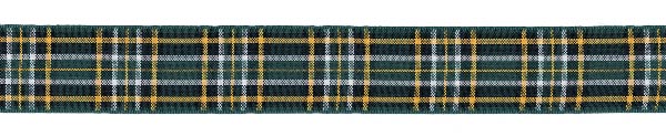 10MM POLYESTER TARTAN RIBBON X 25M 17 Irish National