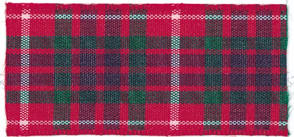 70MM POLYESTER TARTAN RIBBON X 25M 3 Fraser