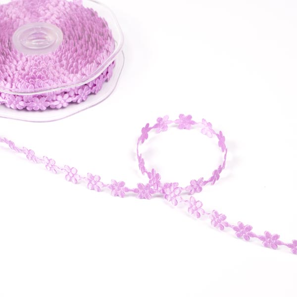 10MM SMALL DAISY RIBBON - 15MTS 211 Lilac