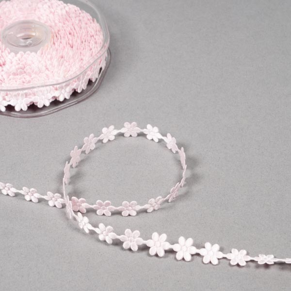 10MM SMALL DAISY RIBBON - 15MTS 224 Pink