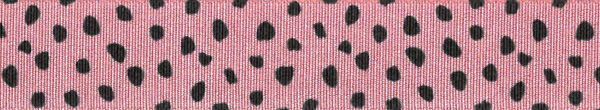 S 16MM DALMATION - 20M 1 DUSKY PINK/ BLACK