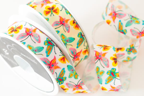 S 25MM BUTTERFLY RIBBON - 25M 1