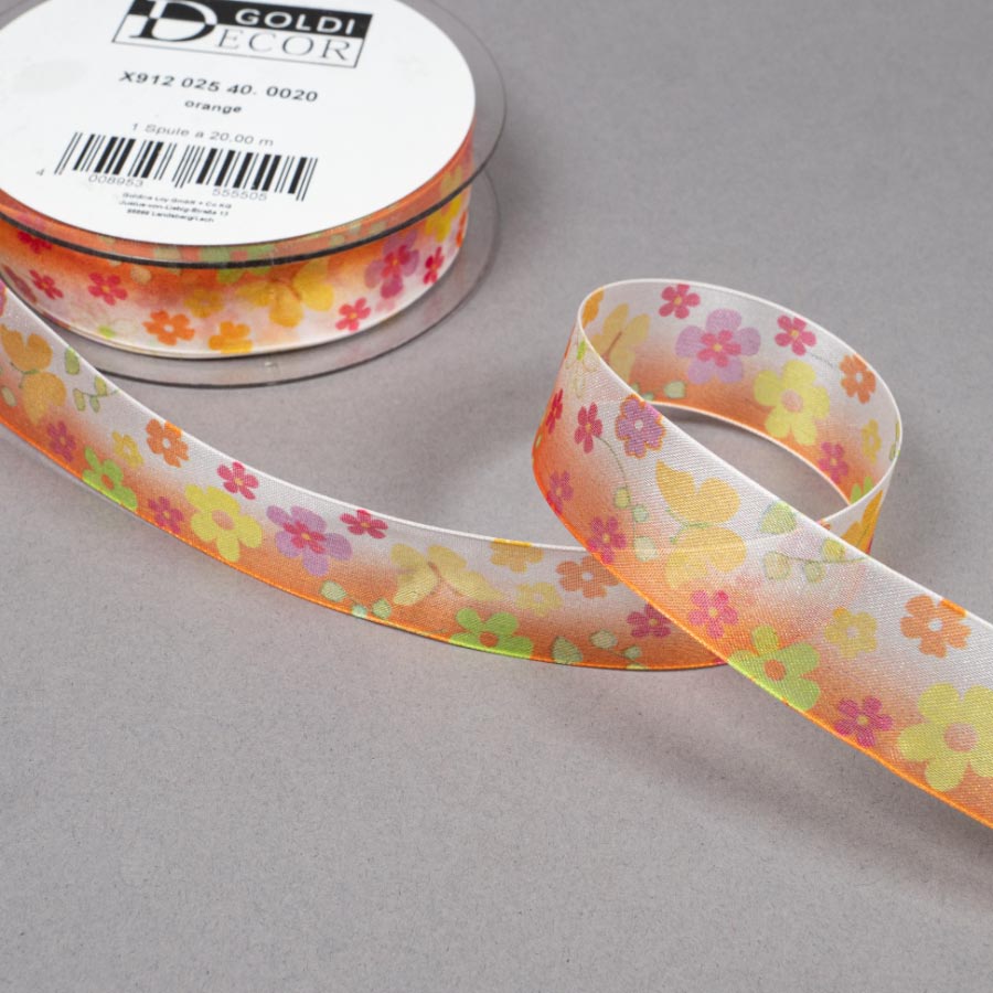 25MM BUTTERFLIES AND FLOWERS 20MTS 40