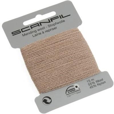 SCANFIL MENDING WOOL 15M X 10 CARDS 61 Sand