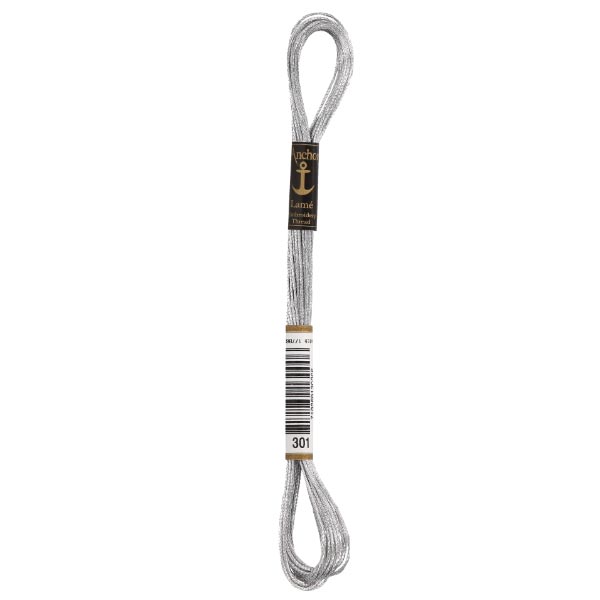 ANCHOR LAME METALLIC 8M SILVER 301