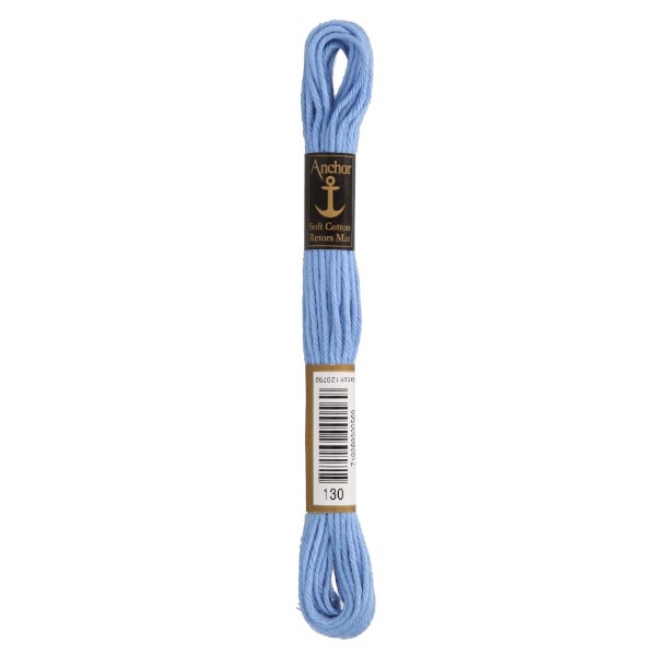 ANCHOR SOFT EMBROIDERY 12 X 10M SKEINS 130