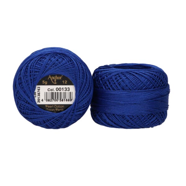 ANCHOR PEARL COTTON TKT12 5 X 5G BALLS 133