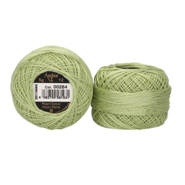 ANCHOR PEARL COTTON TKT12 5 X 5G BALLS 264