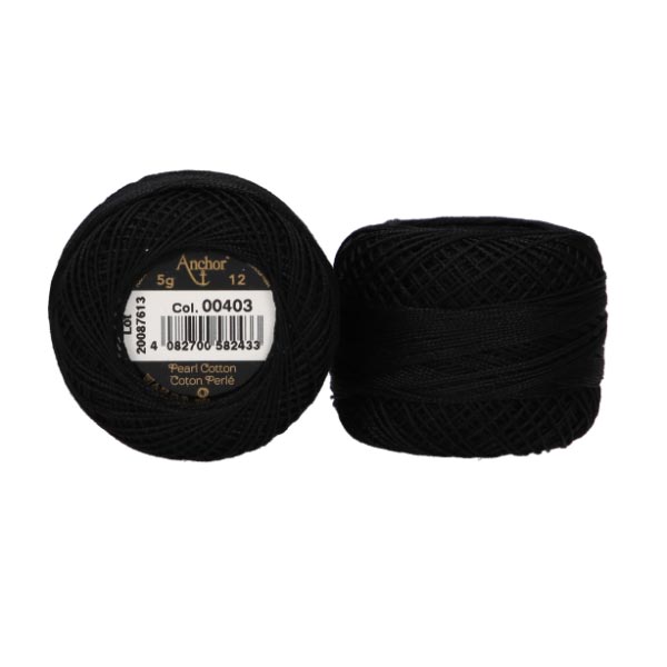 ANCHOR PEARL COTTON TKT12 5 X 5G BALLS 403