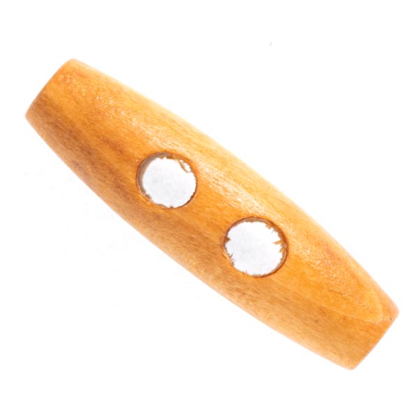 45MM 2 HOLE WOODEN TOGGLE 50PCS