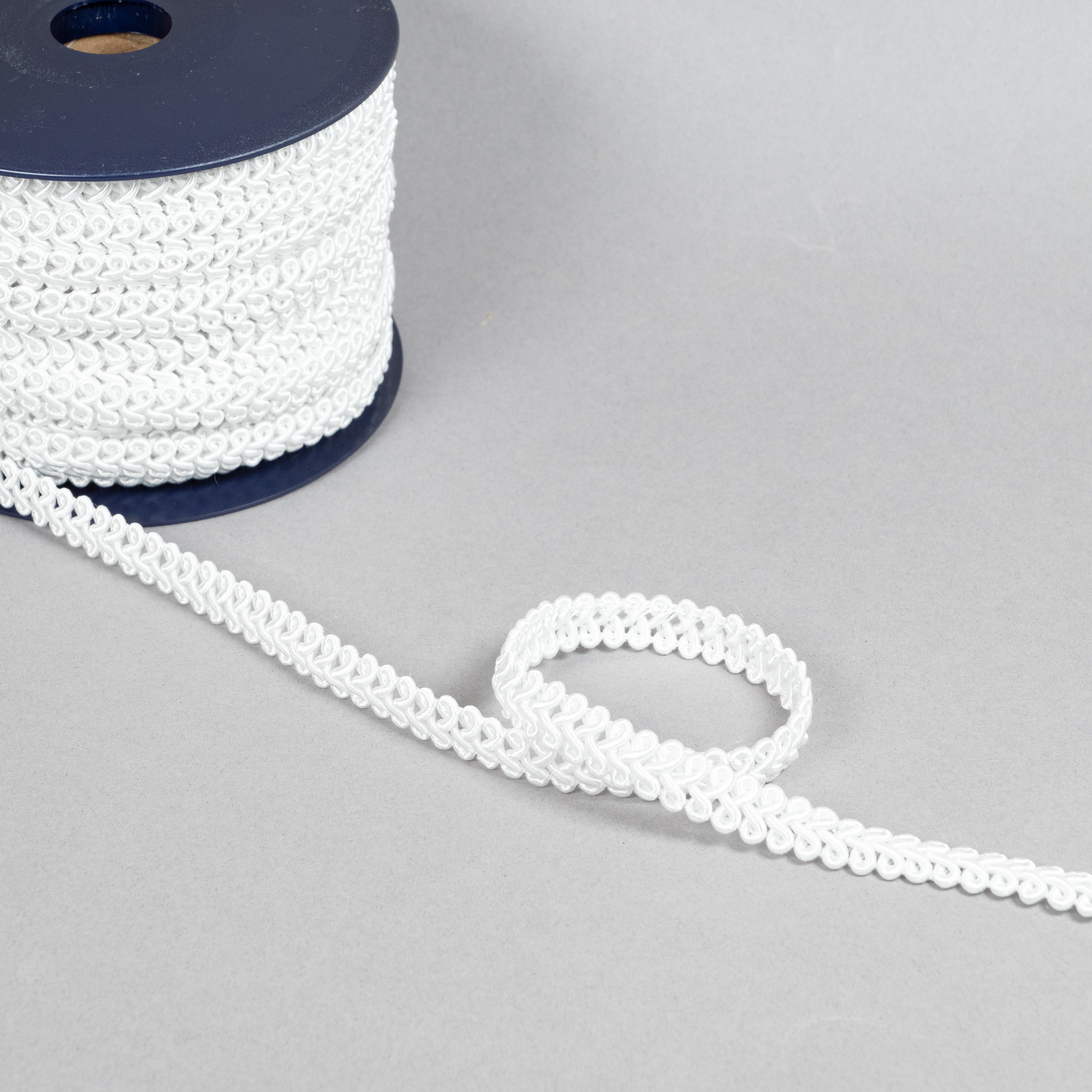 12MM FURNISHING BRAID 25M 1 White