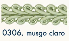 GIMP BRAID RAYON MIX 10MM 306 Light Moss