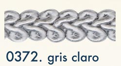 GIMP BRAID RAYON MIX 10MM 372 Light Grey