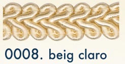 GIMP BRAID RAYON MIX 10MM 8 Light Beige