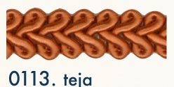 GIMP BRAID RAYON MIX 10MM 113 Orange