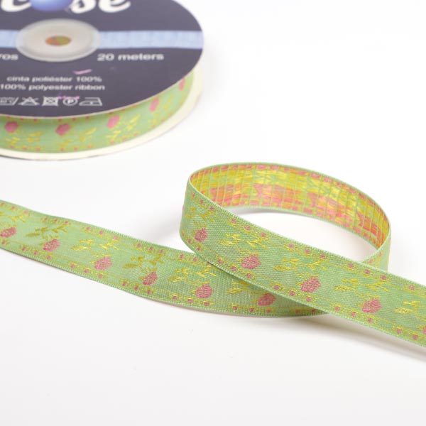 13MM JACQUARD FLORAL TRIMMING - 20MTS 14