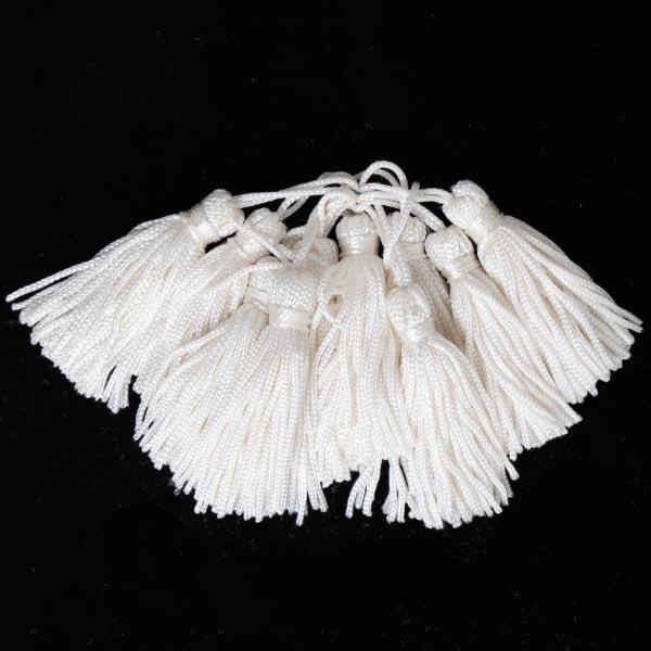 TASSELS 10PCS WHITE