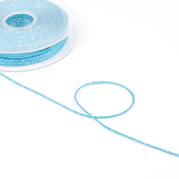 1MM METALISED CORD  - 50M 12 Turquoise