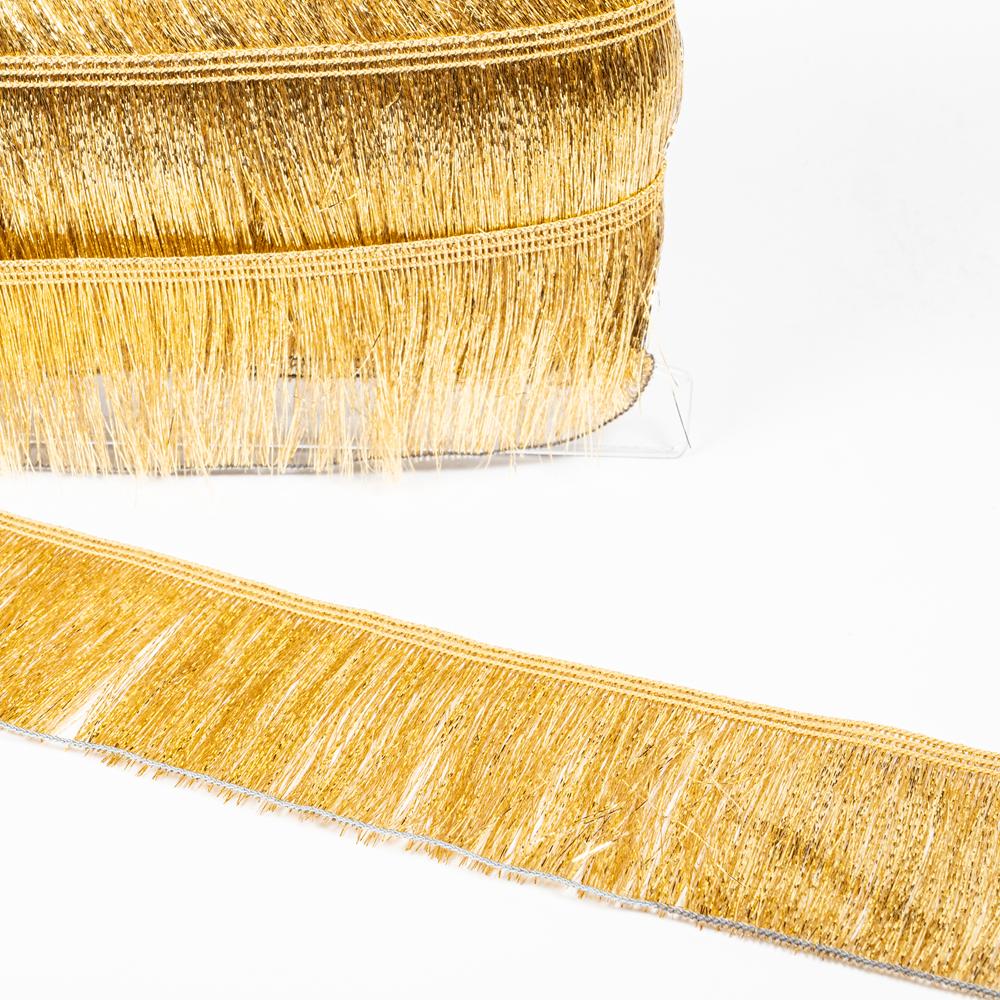 60MM FINE LUREX CUT FRINGE 25M 0100