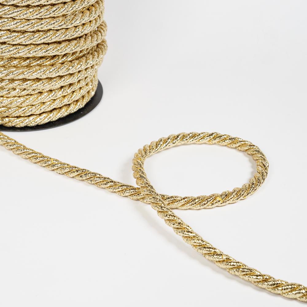 8MM METALLIC CORD 25M GOLD 401