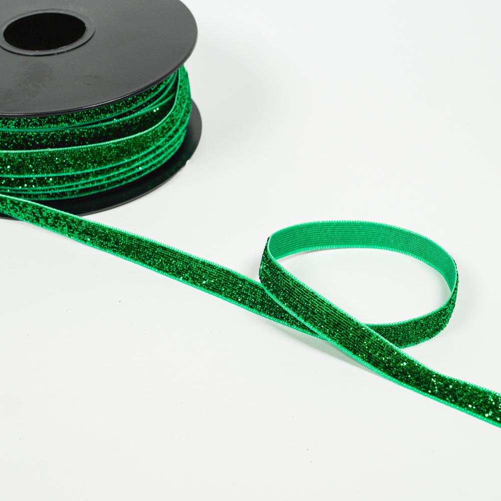 10MM GLITTER BAND 06 XMAS GREEN 20M 06 XMAS GREEN