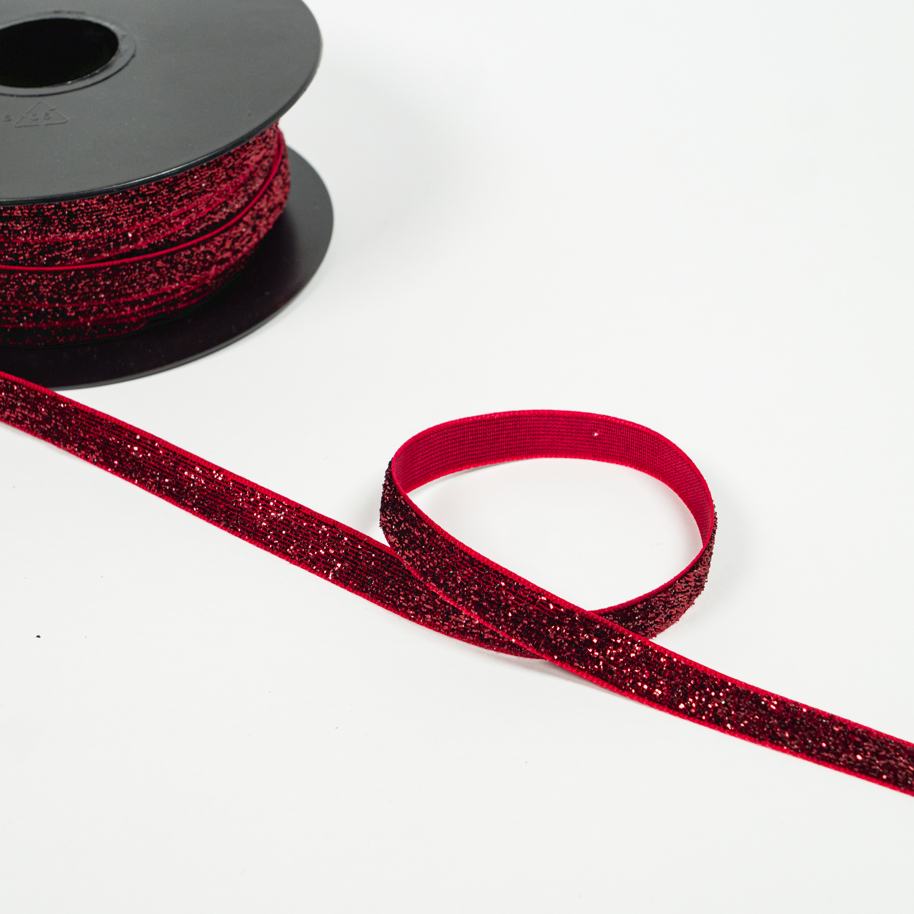 10MM GLITTER BAND 10 RED 20M 10 RED