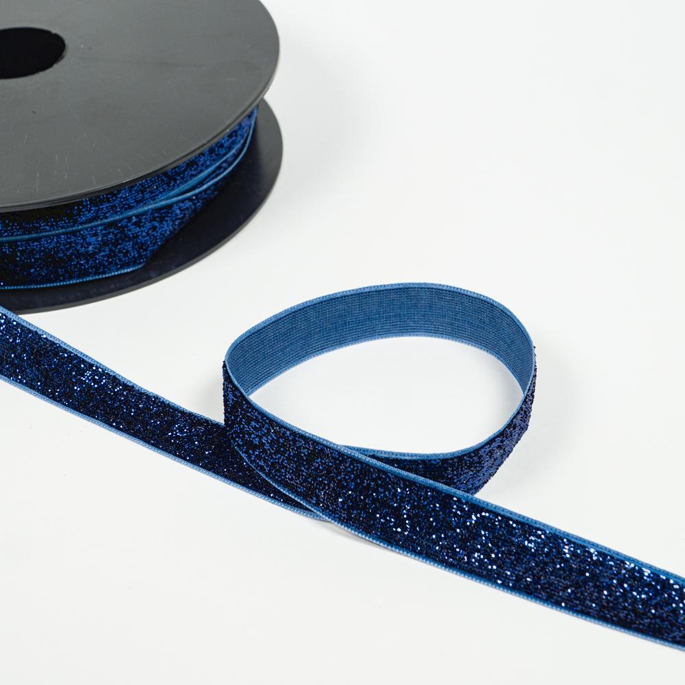 15MM GLITTER BAND 26 NAVY 20M 26 NAVY