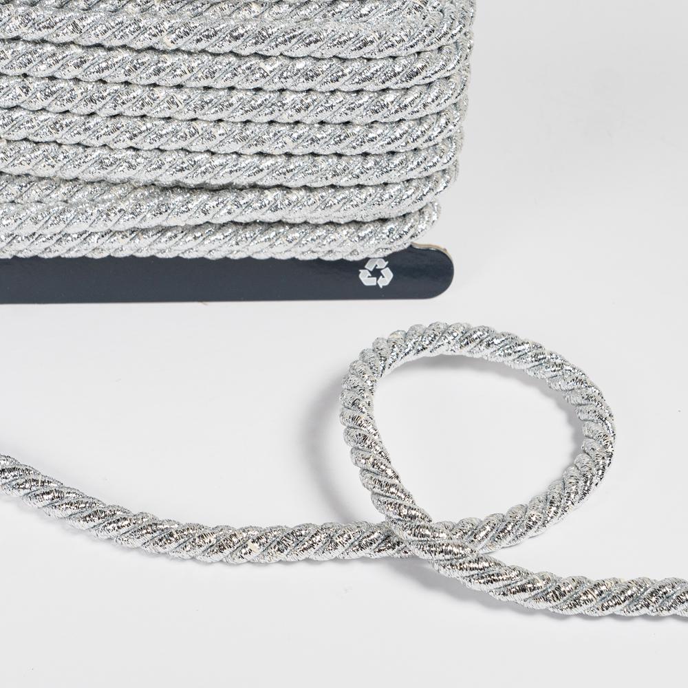 10MM METALLIC CORD 25M SILVER 402