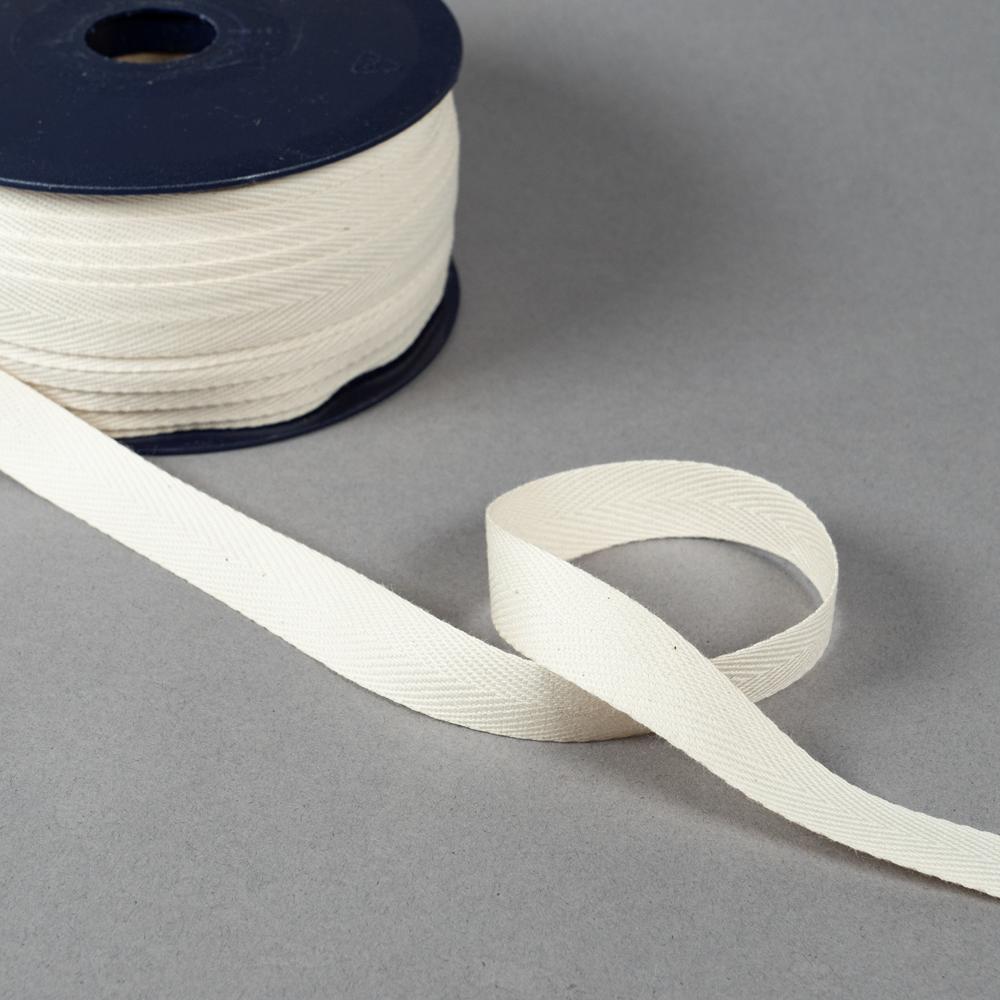 15MM TWILL TAPE 50M ECRU 3