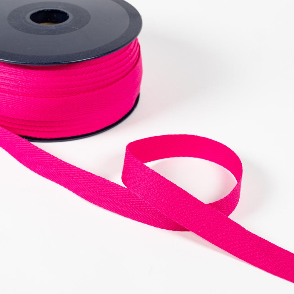 15MM TWILL TAPE 50M FUCHSIA 7