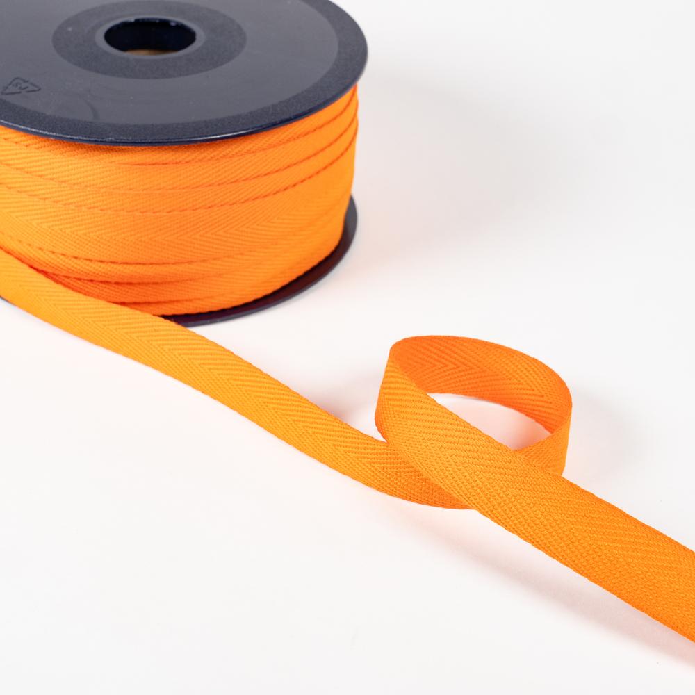 15MM TWILL TAPE 50M ORANGE 8