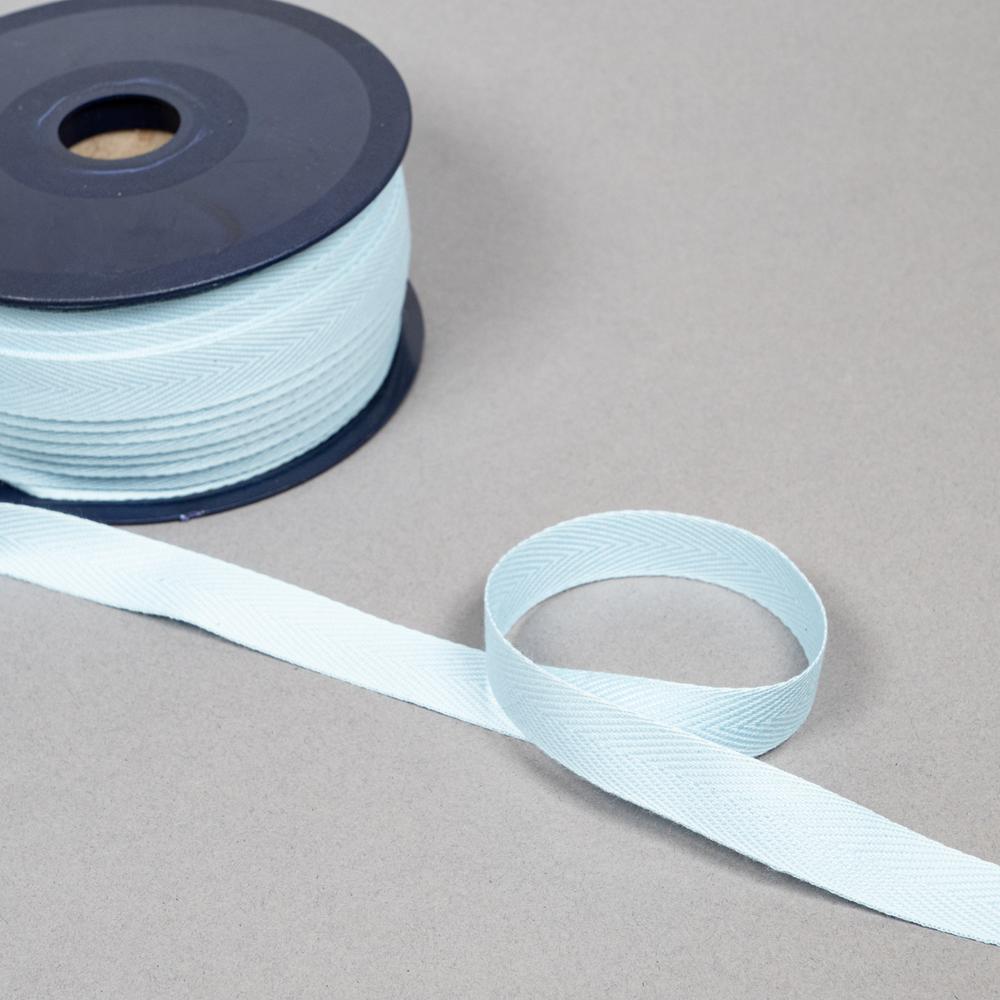 15MM TWILL TAPE 50M SKY 16