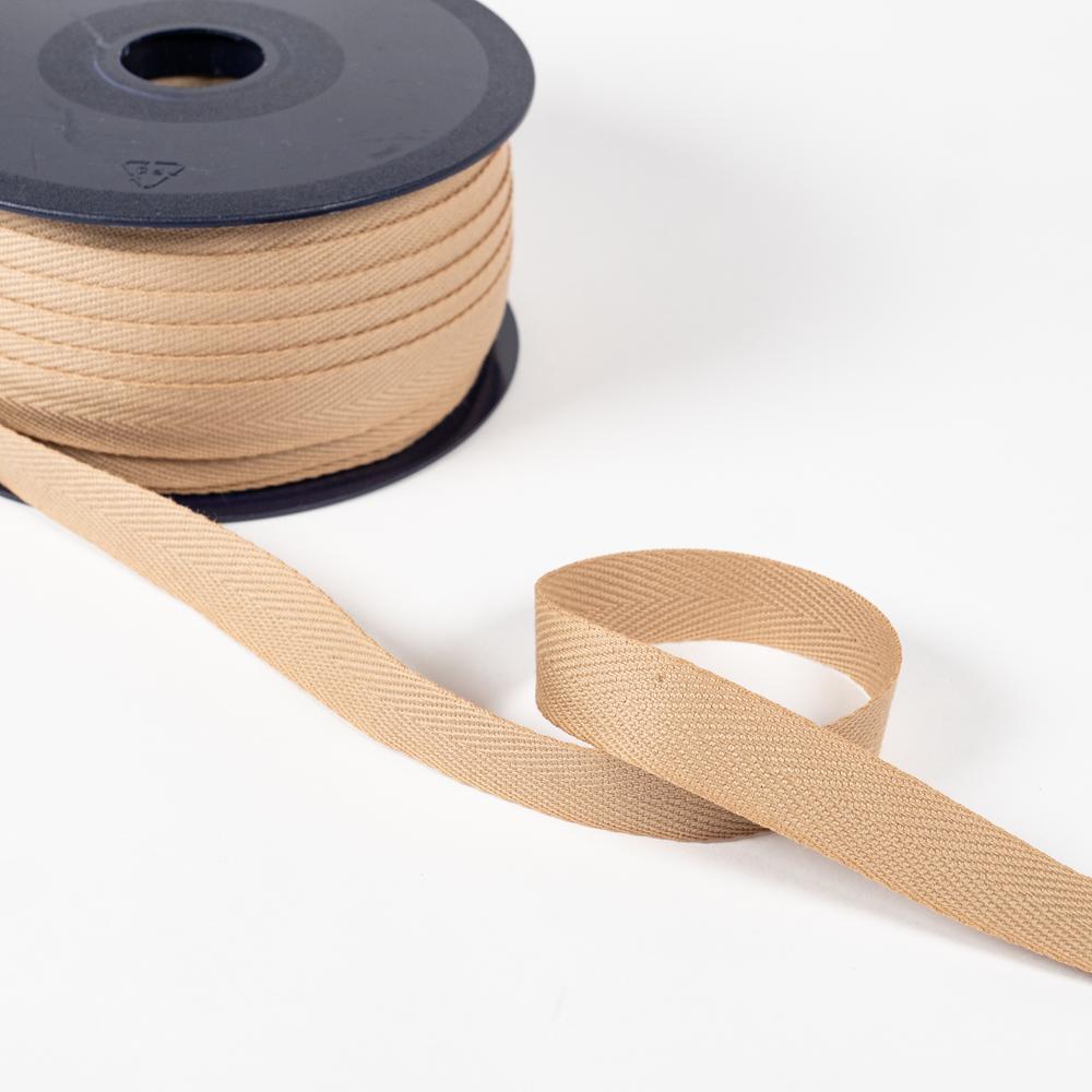 15MM TWILL TAPE 50M BEIGE 213