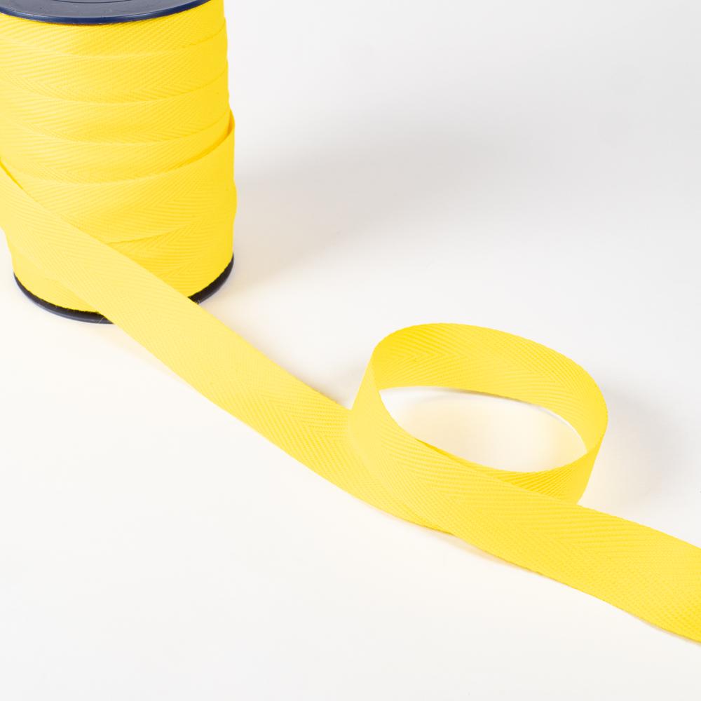 20MM TWILL TAPE 25M YELLOW 4