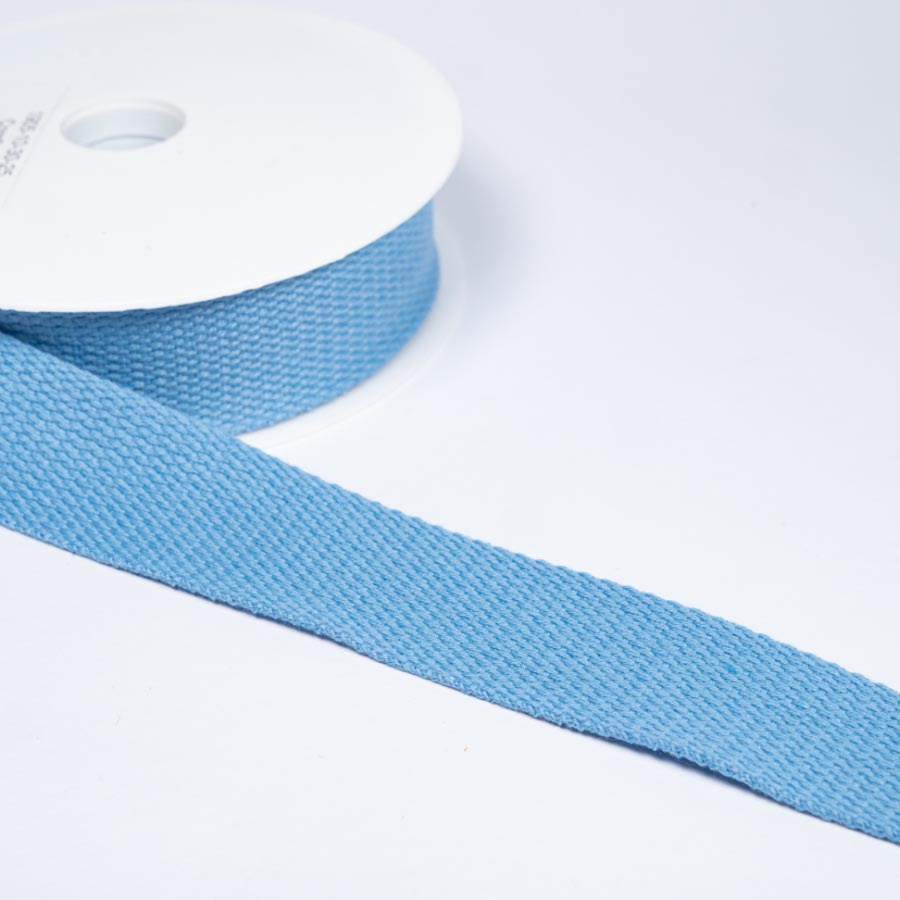 3CM COTTON WEBBING 10M 25 Cornflower