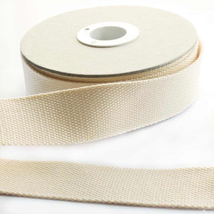 30MM COTTON WEBBING 10M NATURAL 14