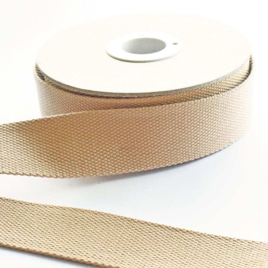 30MM COTTON WEBBING 10M BEIGE 41