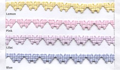 BUTTERFLY GINGHAM TRIM 151BK