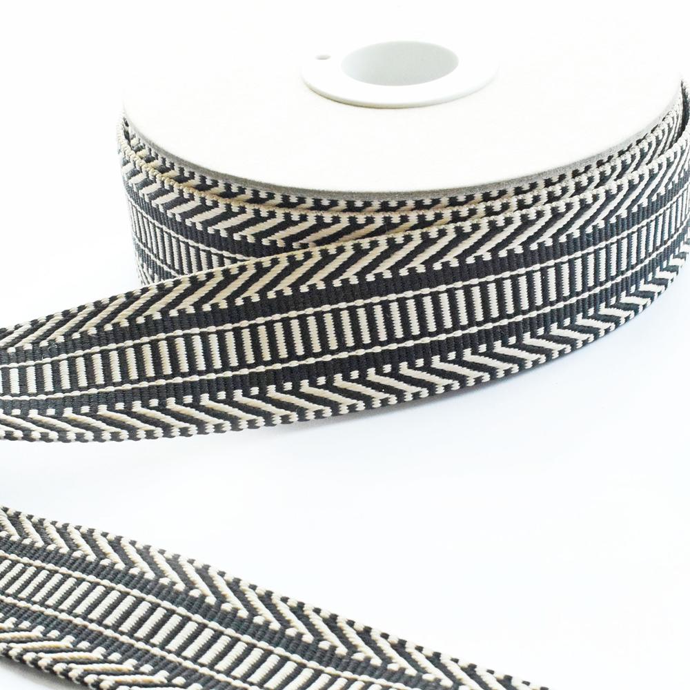 38MM ZIG ZAG WEBBING 10M 1