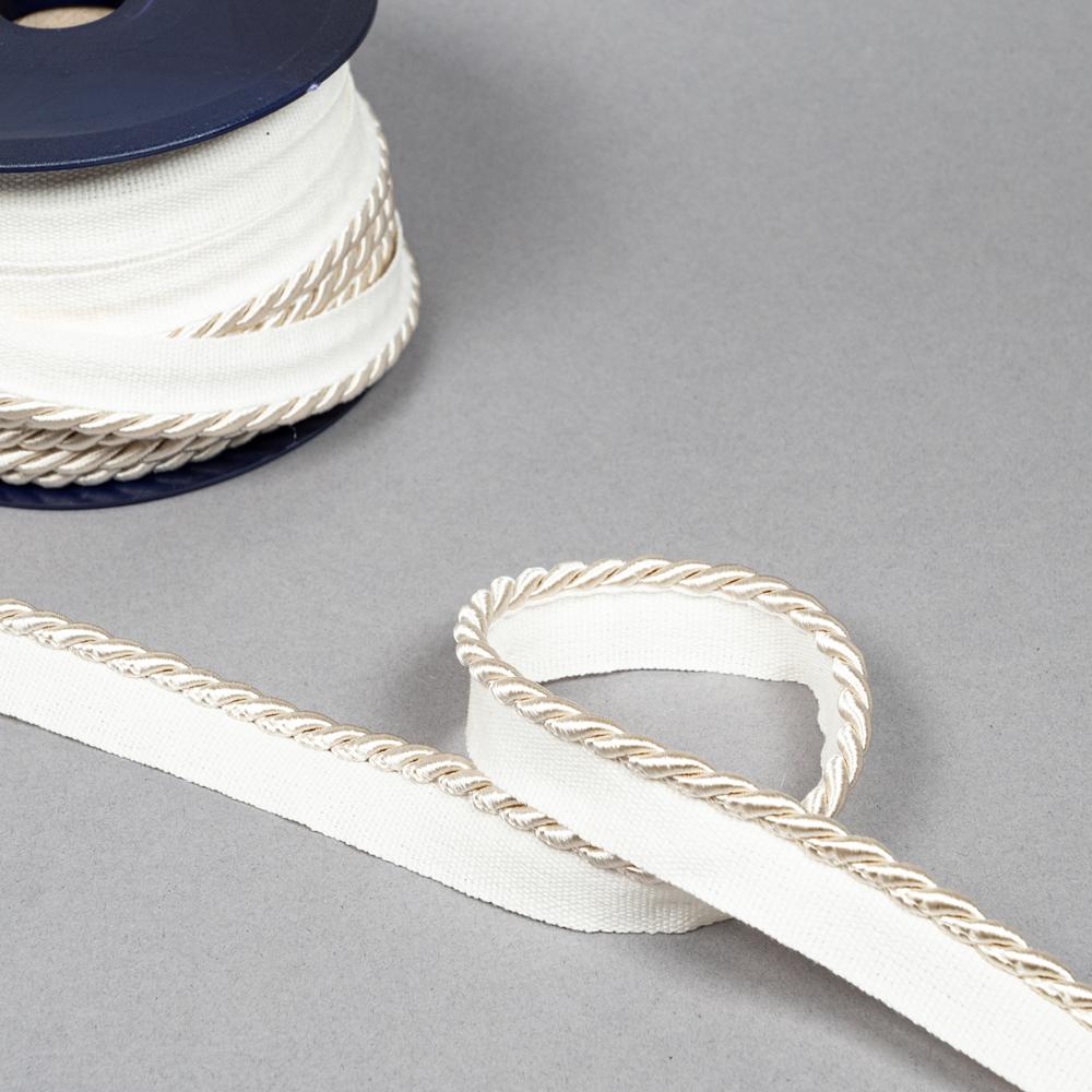 5MM FLANGED FURNISHING CORD 15M 8 Cream