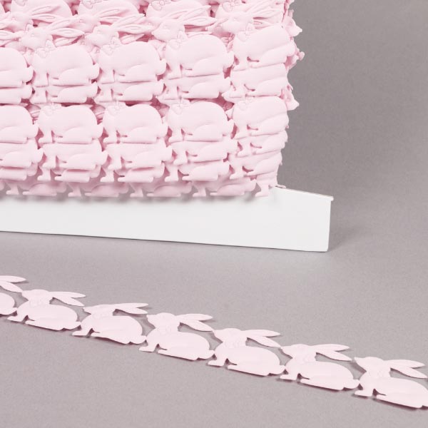 BUNNY TRIM POLYCOTTON 15M PINK