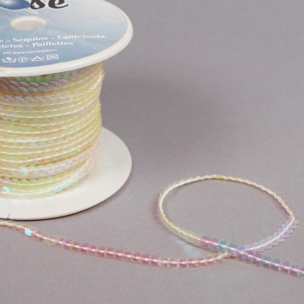 6MM STRUNG SEQUIN TRIM col 514 IRID